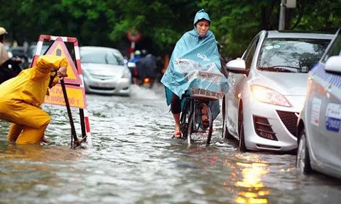Chiều tối nay (28/8), Hà Nội có mưa, cảnh báo ngập lụt nhiều tuyến phố